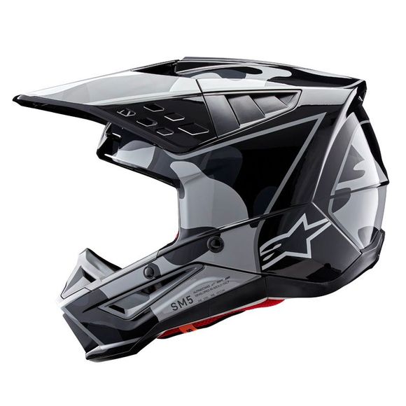 Casque cross Alpinestars SUPERTECH S-M5 - ROVER 2 2023 - Noir / GrisRef : AP3238
