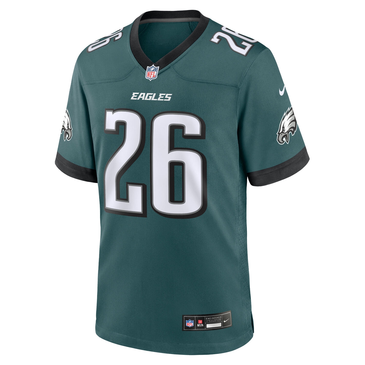 Saquon Barkley #26 Philadelphia Eagles Nike Game NFL Jersey Green (2025)