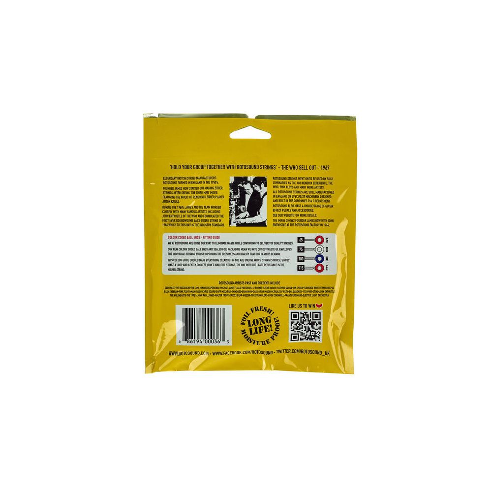 Rotosound RS88LD Black Nylon – Thomann Ireland
