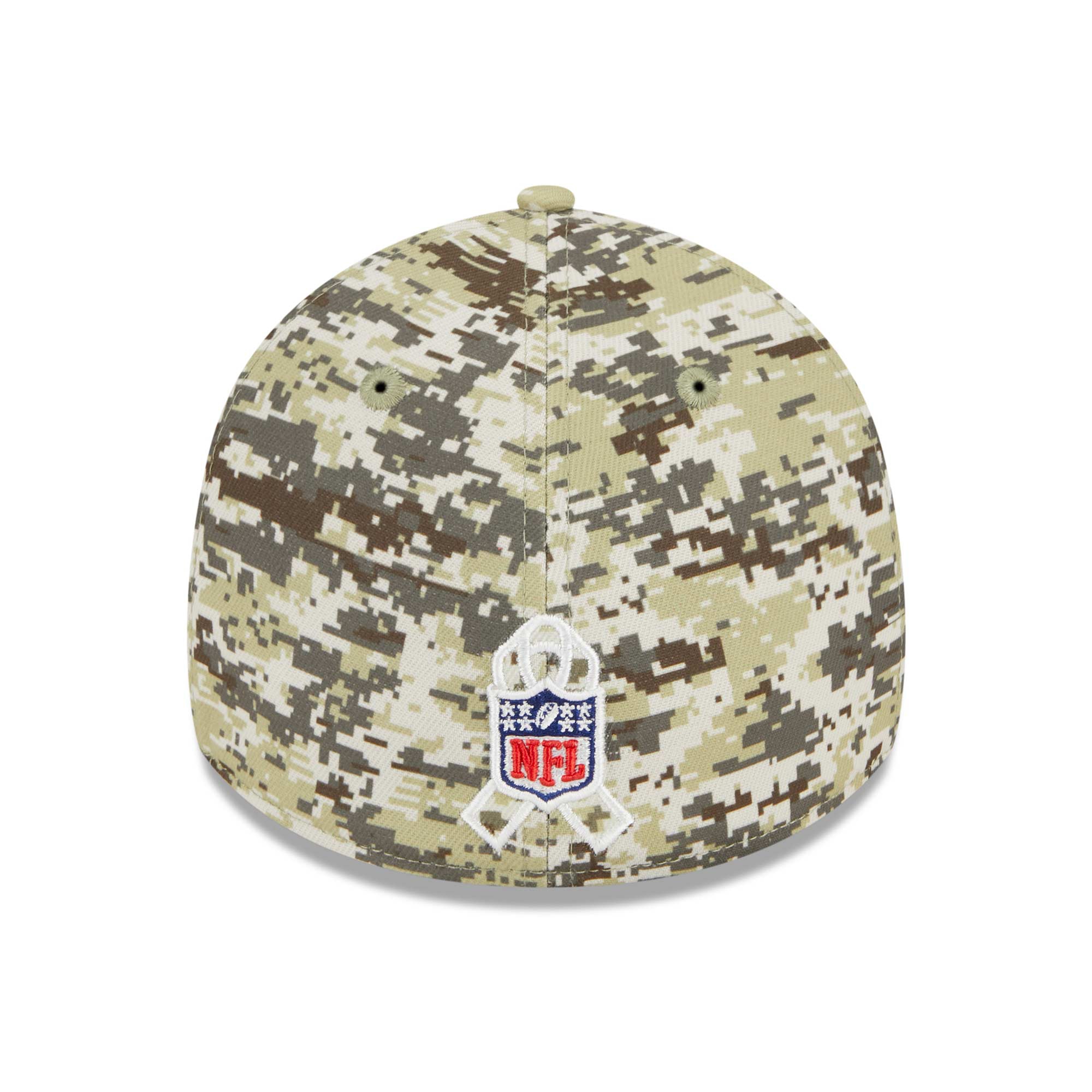 Cincinnati Bengals Camo 2023 NFL Salute to Service New Era 39THIRTY Flex Cap