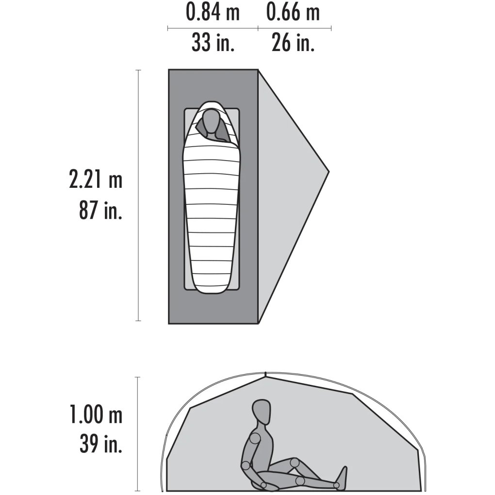 MSR FreeLite U24 1 Tent - Green