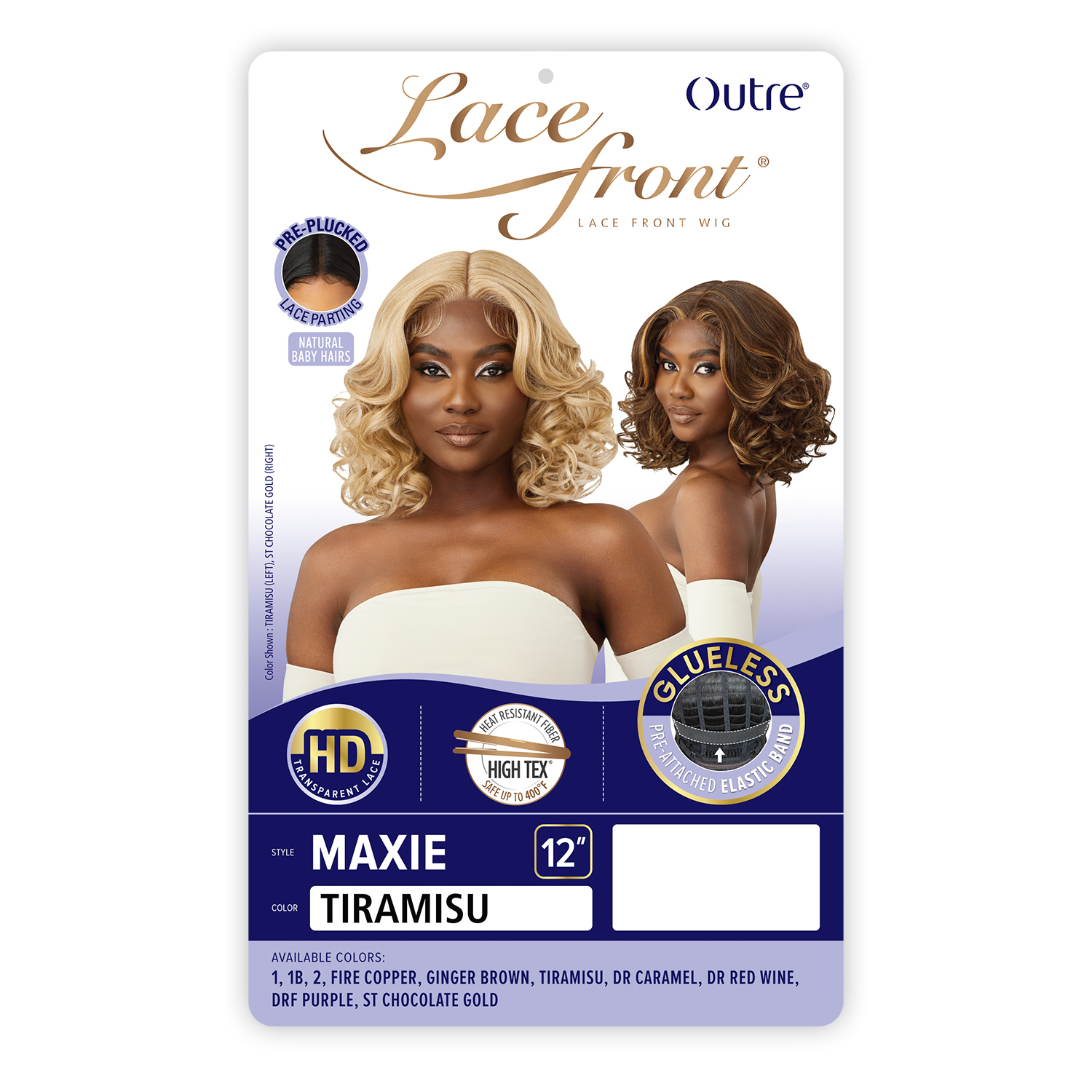 Outre HD Lace Front Wig Glueless Maxie