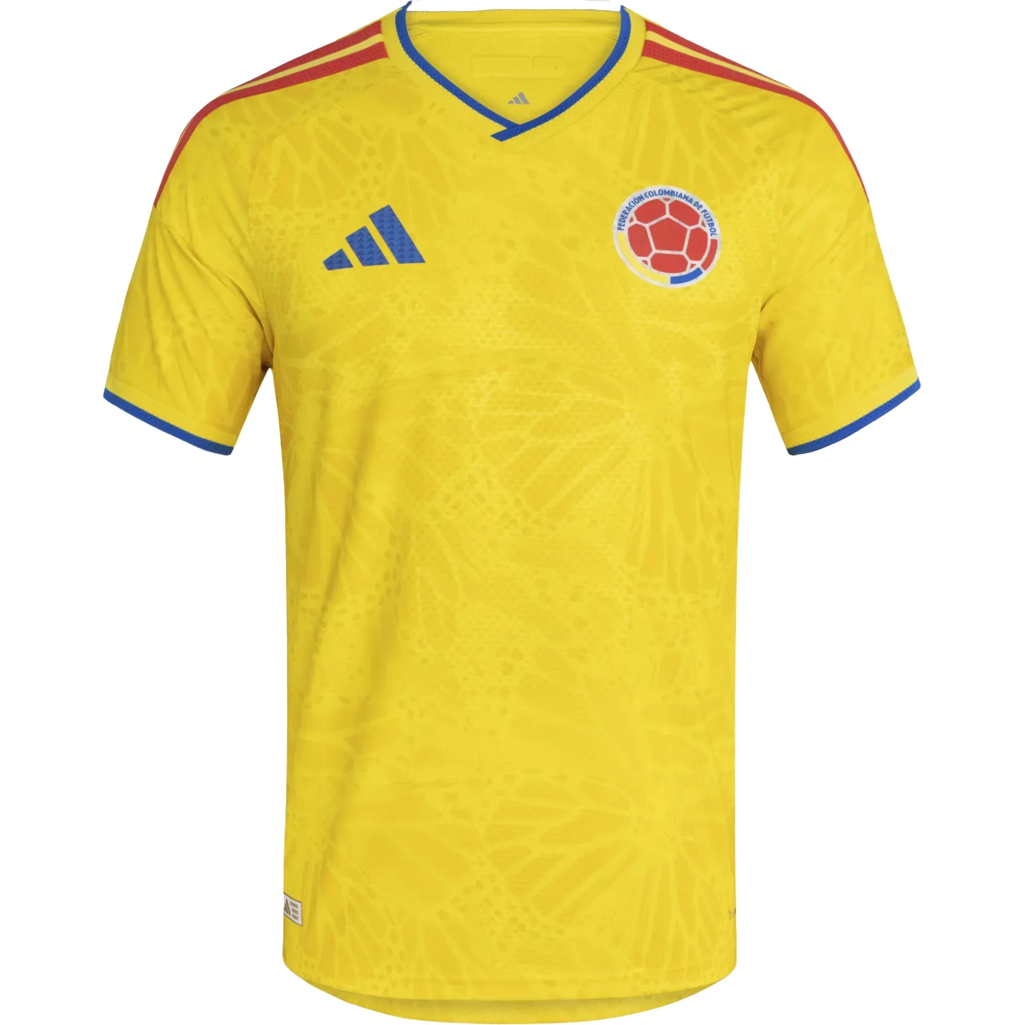 Men's Colombia 2026 Authentic Home Jersey (Impact Yellow)