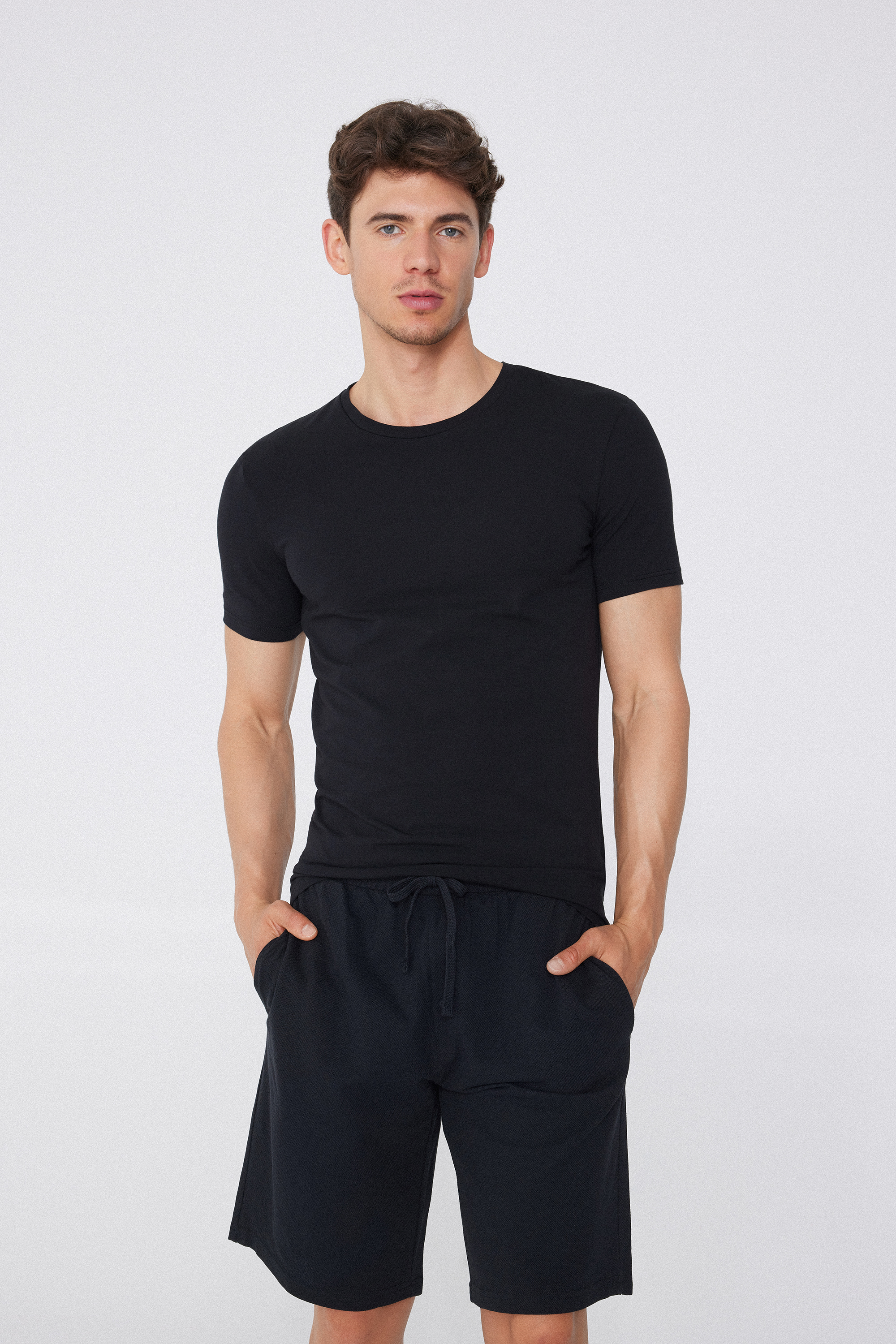 Organic Stretch Cotton T-shirt