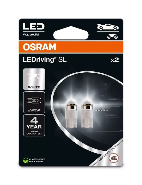 Osram Retofit Ledriving W5W 12V 0.8W Universal BulbRef: Osrm00083A / 1129529