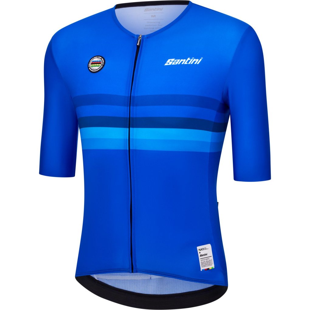 Santini UCI World Champion Jersey Men RE97175CUCIITA - Italy