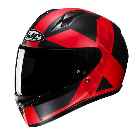 HJC C10 Full-Face Helmet - TEZ - Red / BlackRef: HJ1083-C57605