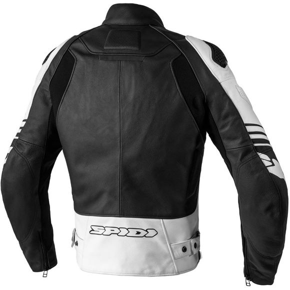 Spidi Track Warrior Motorcycle Jacket - Black / WhiteRef: Spi0622-C143