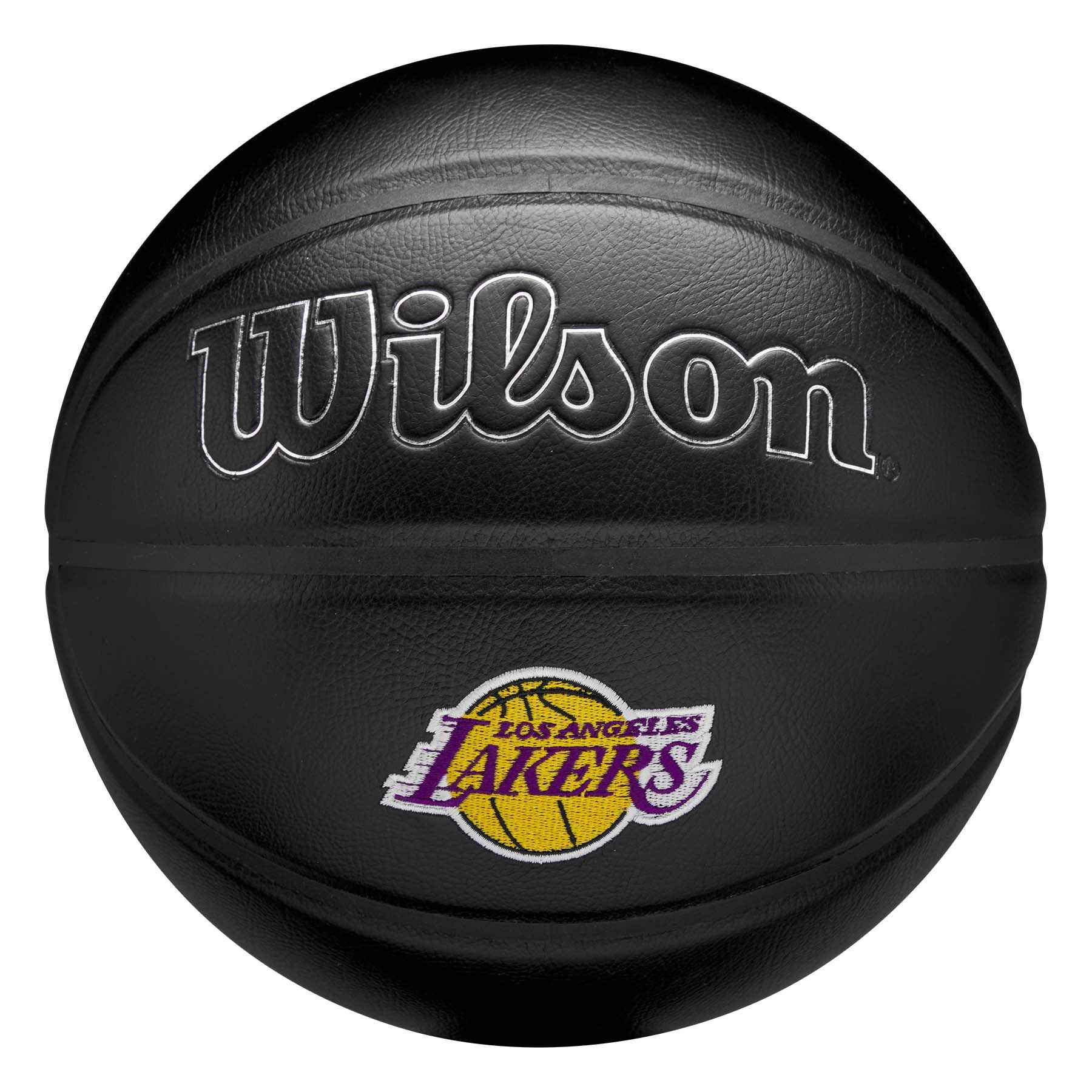 Los Angeles Lakers Premiere Wilson NBA Basketball Black (Size 7)