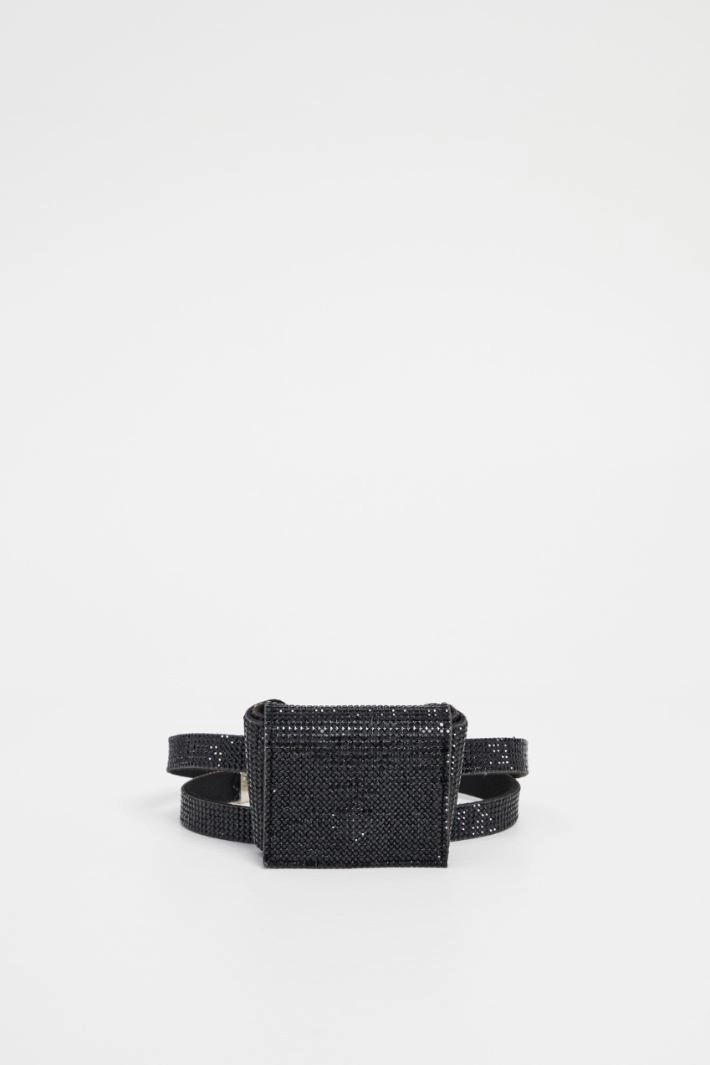 Belt with coin purse - BLACK