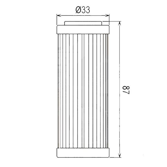 Filtre à huile HifloFiltro HF652 TYPE ORIGINERef : H652 / 07120215
