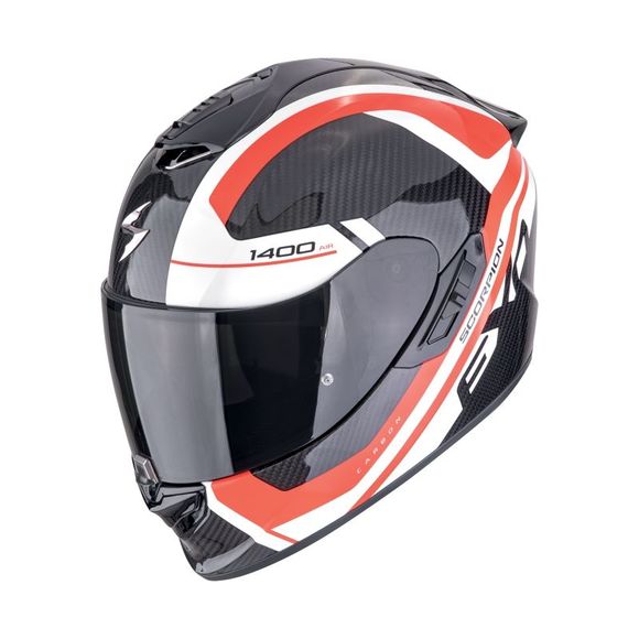 Scorpion Exo EXO 1400 EVO II CARBON AIR Full-Face Helmet - ENKO - Black / RedRef: SC1153