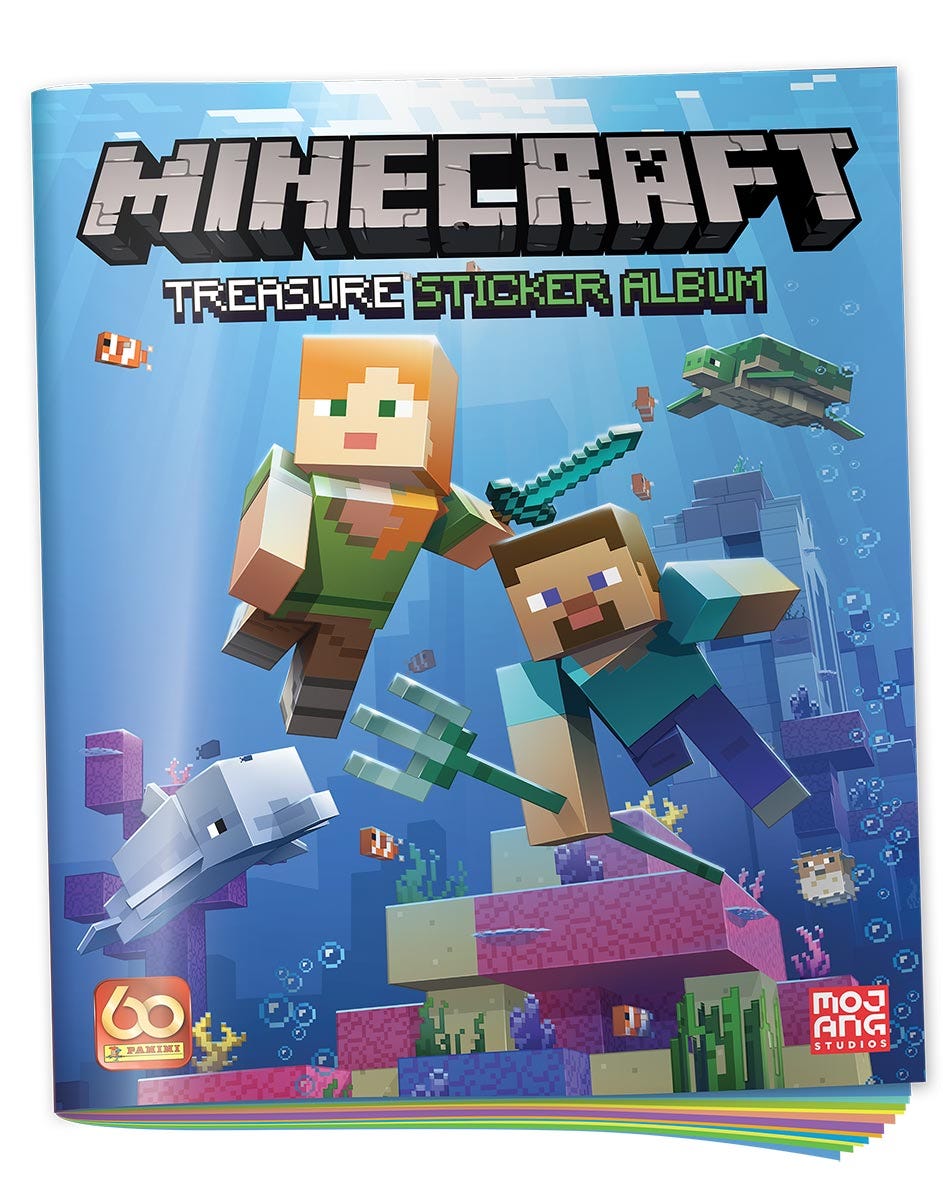 Minecraft Sticker Collection - missing stickers