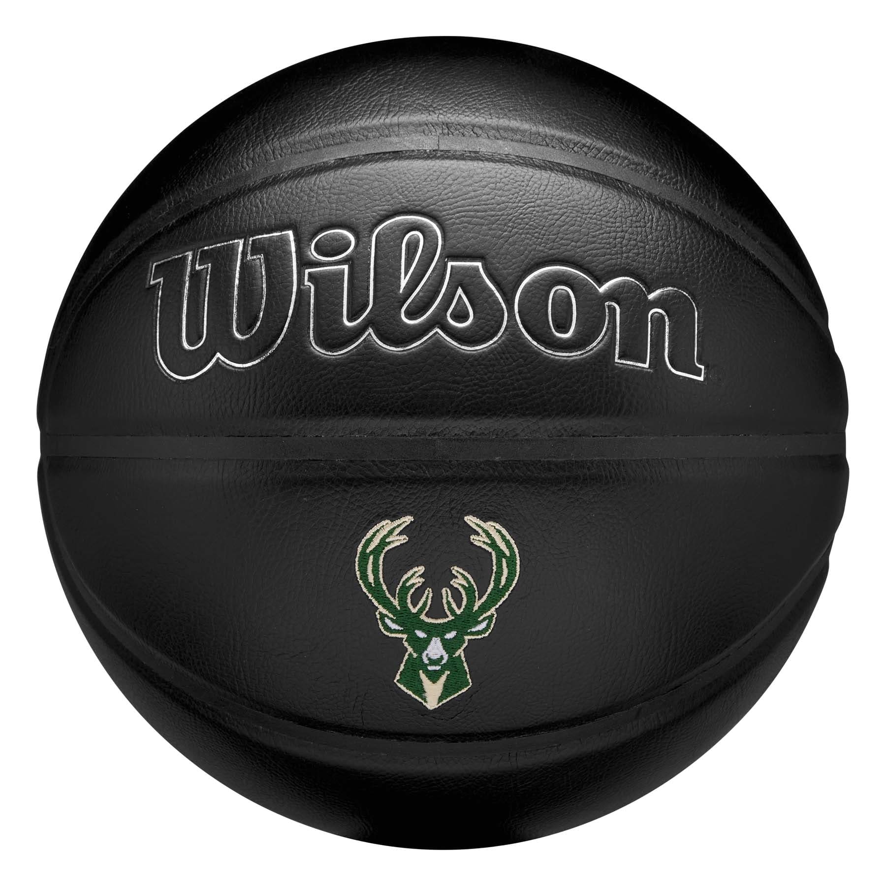 Milwaukee Bucks Premiere Wilson NBA Basketball Black (Size 7)
