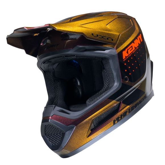 Kenny PERFORMANCE GRAPHIC 2025 cross helmet - Yellow / IridiumRef: KE2553