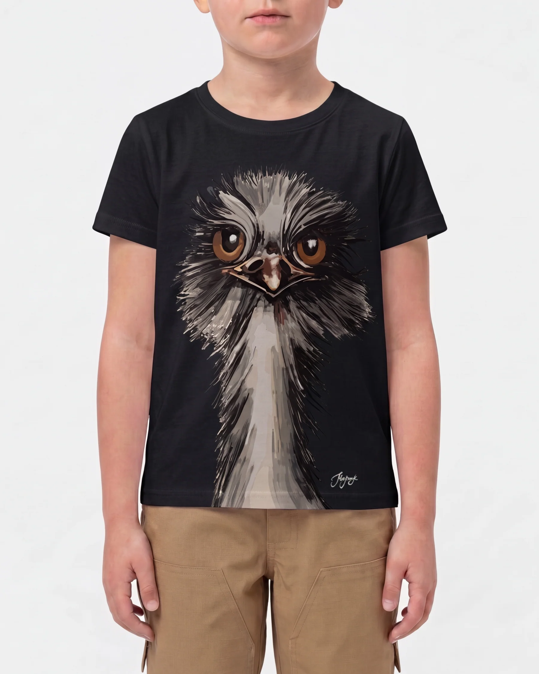 e.s. T-Shirt cotton stretch signature, kids