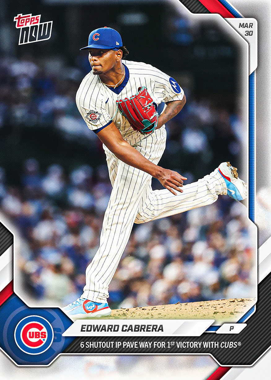 Edward Cabrera - 2026 MLB Topps NOW® - Card 32 - PR: 559