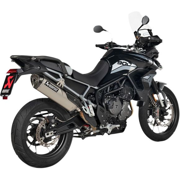 Silencieux Akrapovic Titane embout carboneRef : S-T9SO3-HRT / 18114100