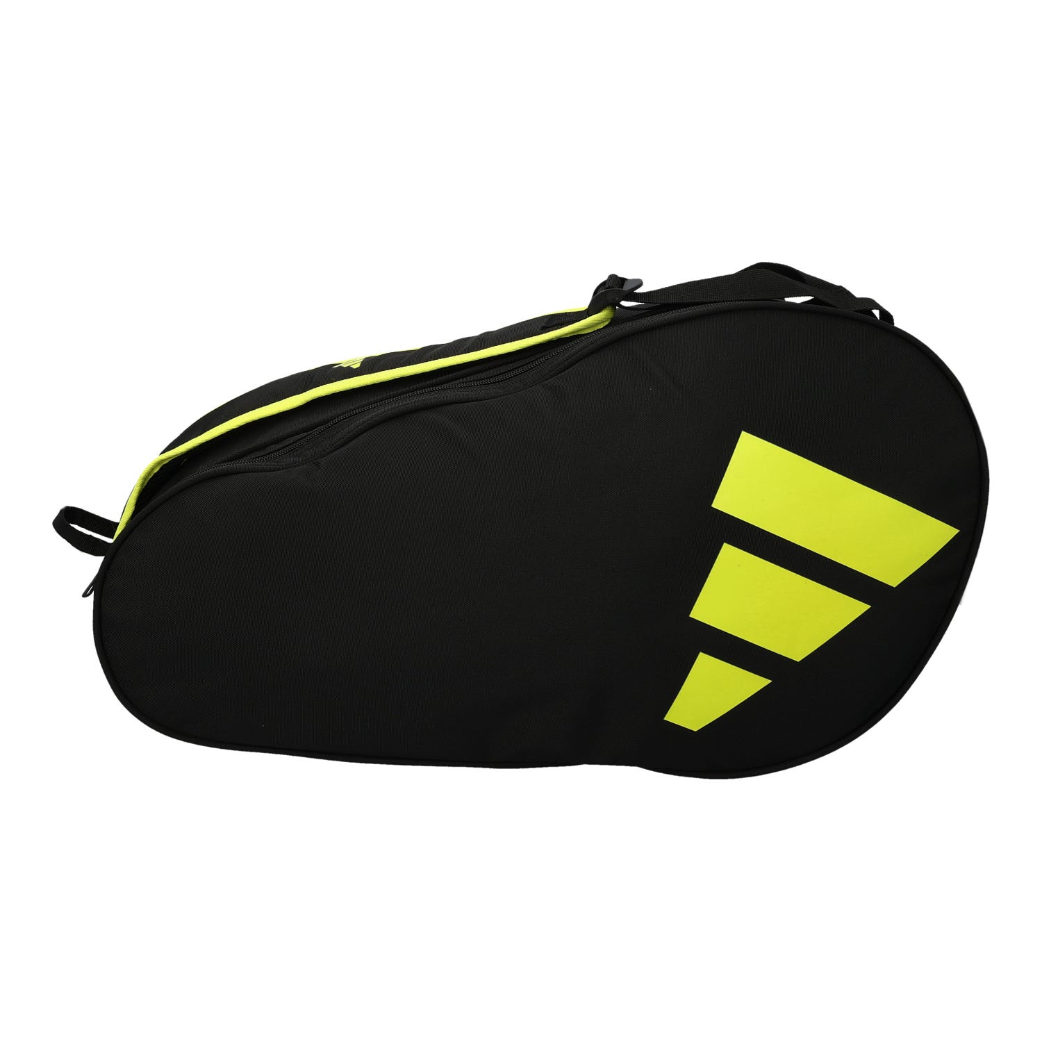 BLACK AND FLUORESCENT YELLOW ADIDAS CONTROL PADEL BAG