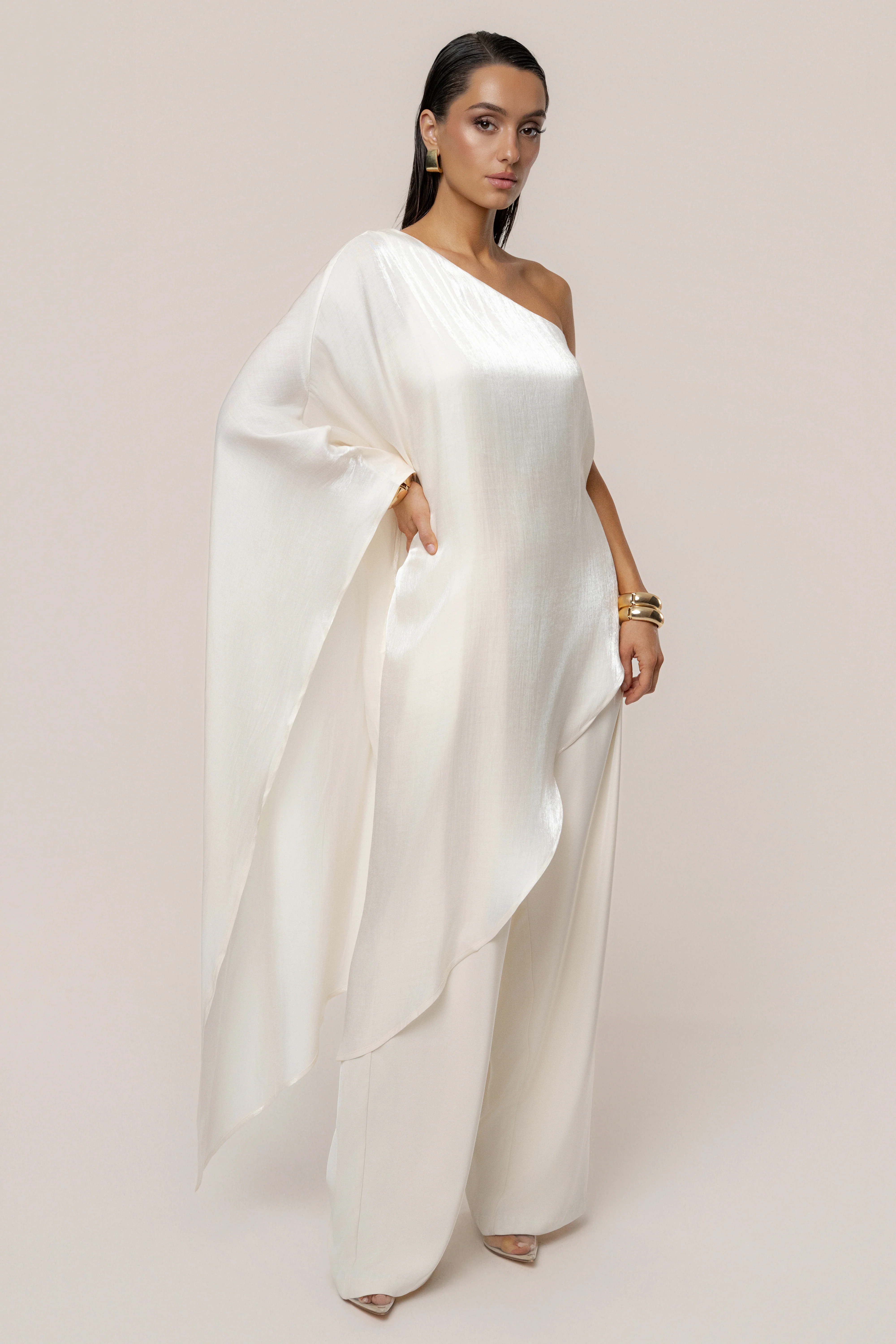 Champagne Cher Iridescent Top