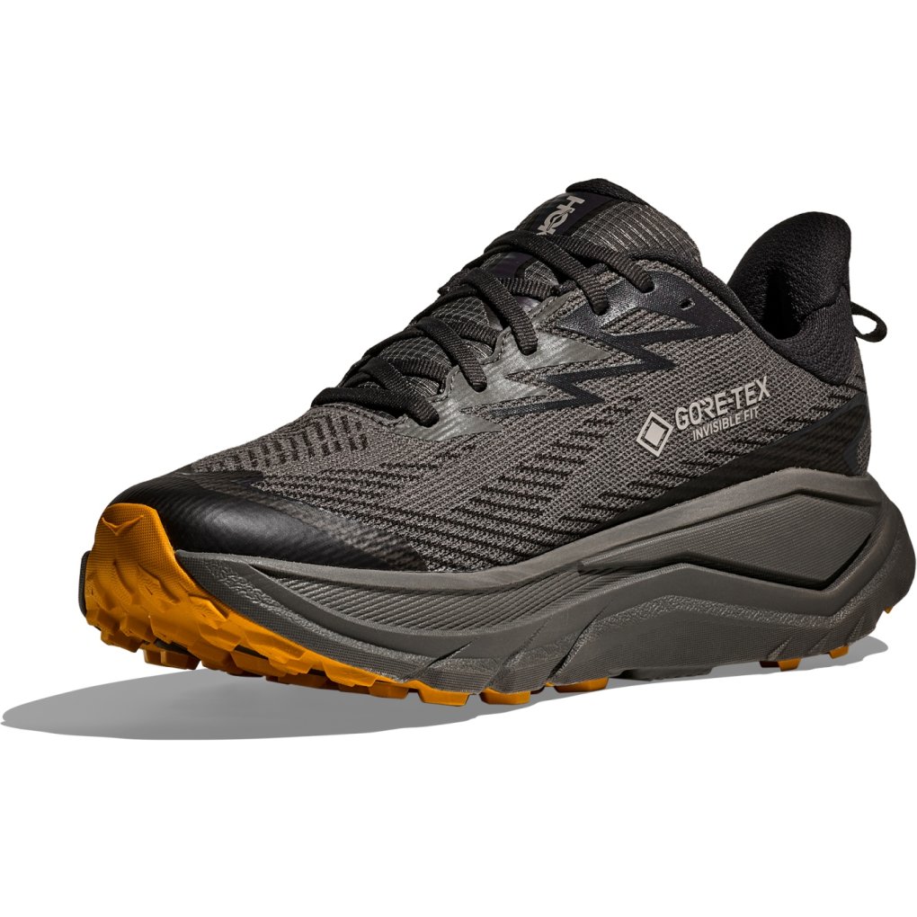 Hoka Challenger 8 GTX Running Shoes Men - asphalt grey / varsity yellow