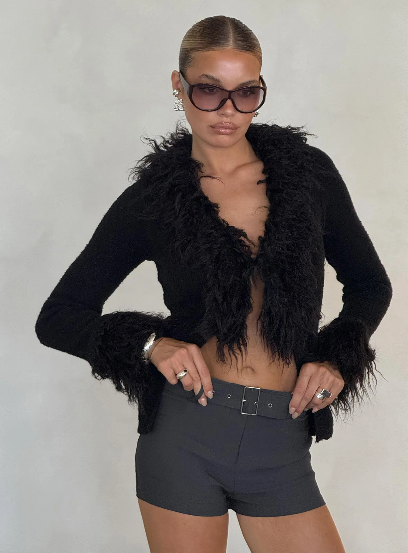 Sistine Cardigan Black