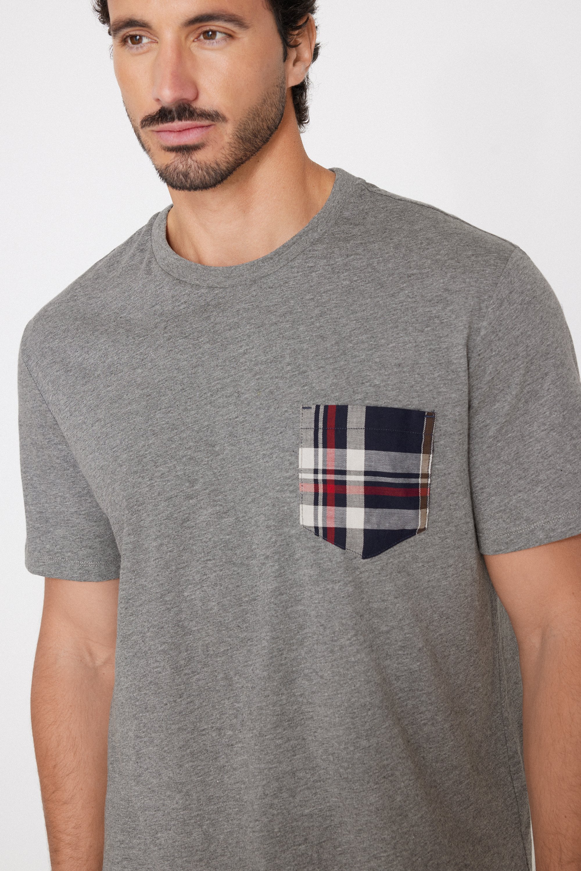 Short Cotton Pyjamas with Canvas Pocket