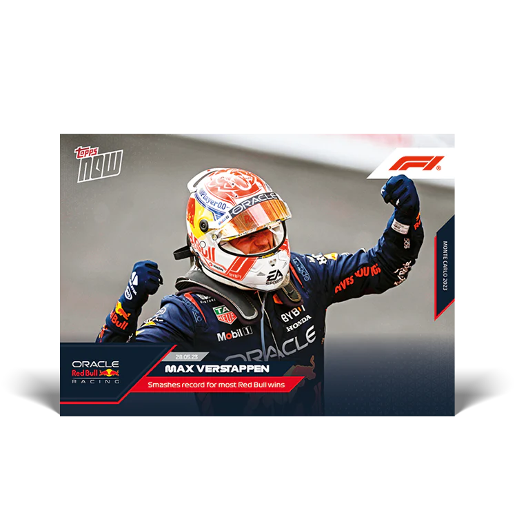 Topps UK - Smashes record for most Red Bull wins - F1 TOPPS NOW® Card #15