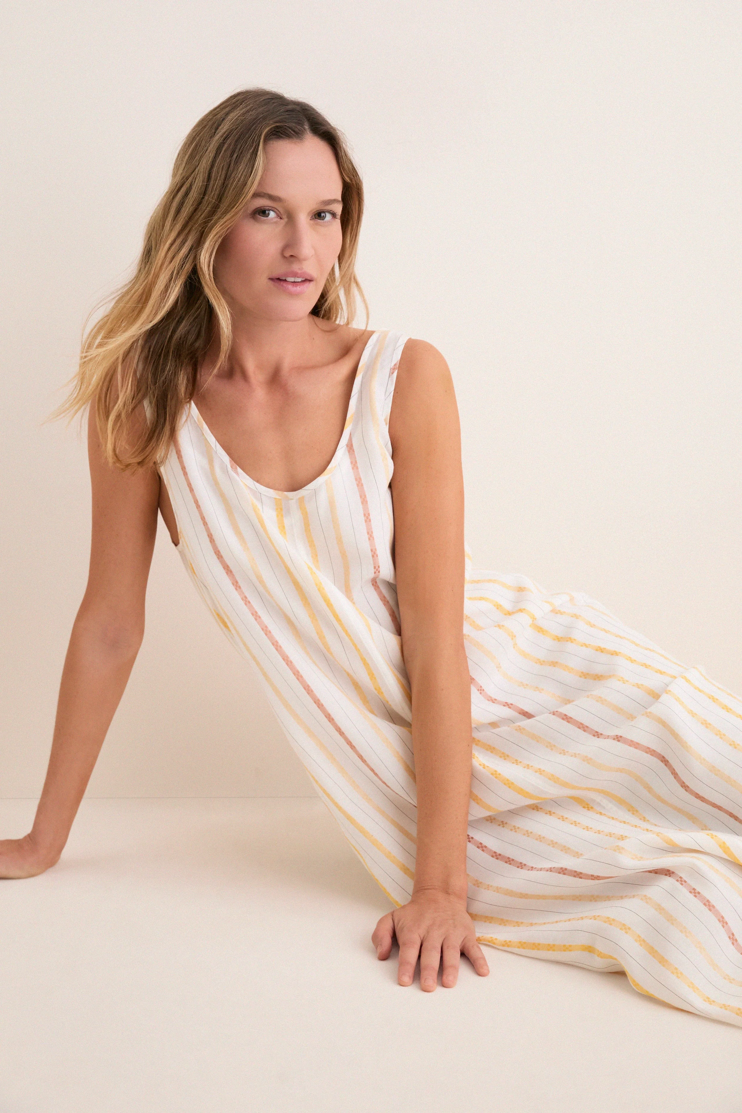 Sunset Stripe Hawes Dress
