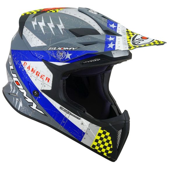 Suomy X-WING cross helmet - JETFIGHTER 2024 - BlueRef: SU0434