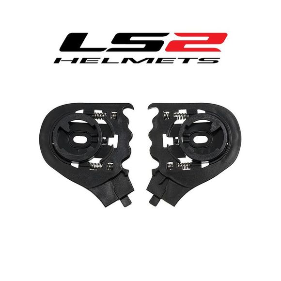 LS2 FF313 Helmet Visor Plates - BlackRef: LS1224 / 800313RS01