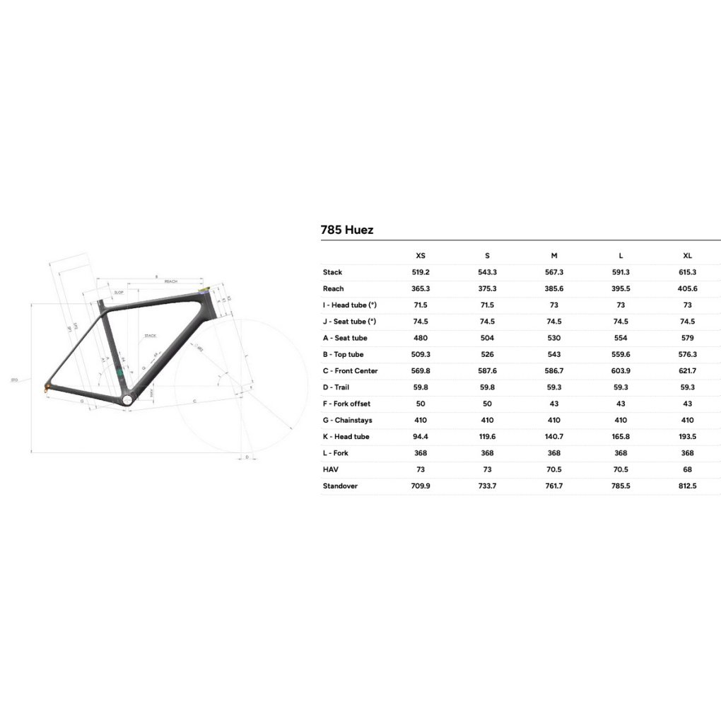 LOOK 785 HUEZ - Carbon Road Bike - Rival eTap - 2025 - inteference red glossy mat