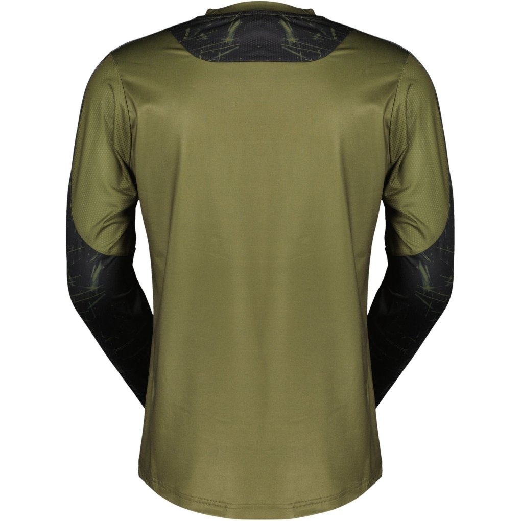 SCOTT Trail Storm Longsleeve Shirt Men - fir green/black