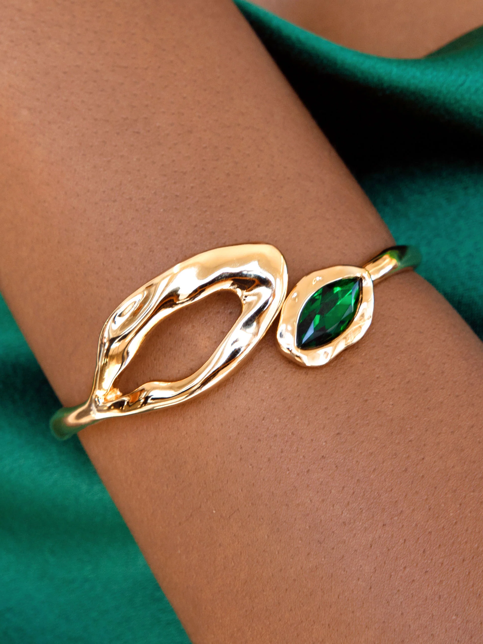 Molten Marquise Cuff