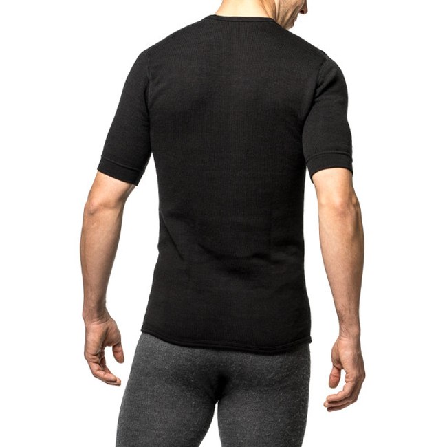 Woolpower Tee 200 Undershirt Unisex - black