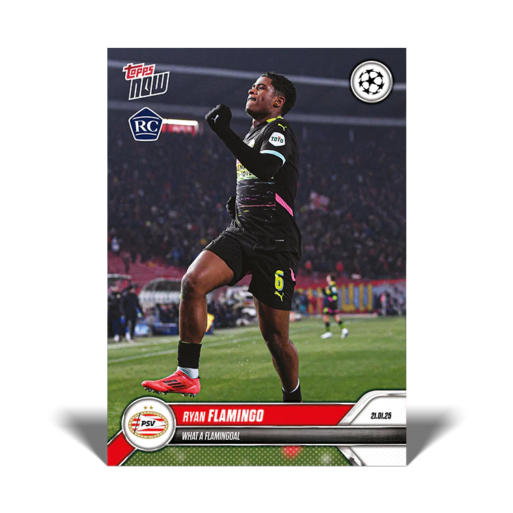 Ryan Flamingo - What a Flamingoal - 24/25 UCL Topps NOW® Card 78