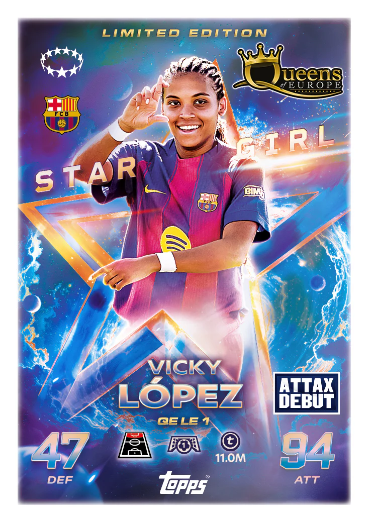 UCC Match Attax 2025/26 - Update Eco Pack #3 - Queens of Europe