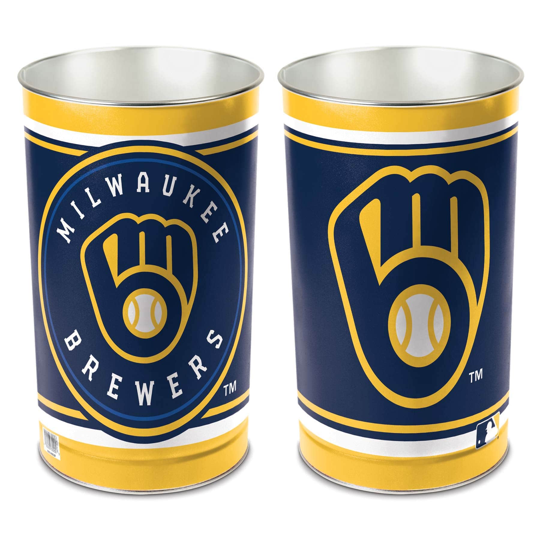 Milwaukee Brewers WinCraft Metal MLB Wastebasket