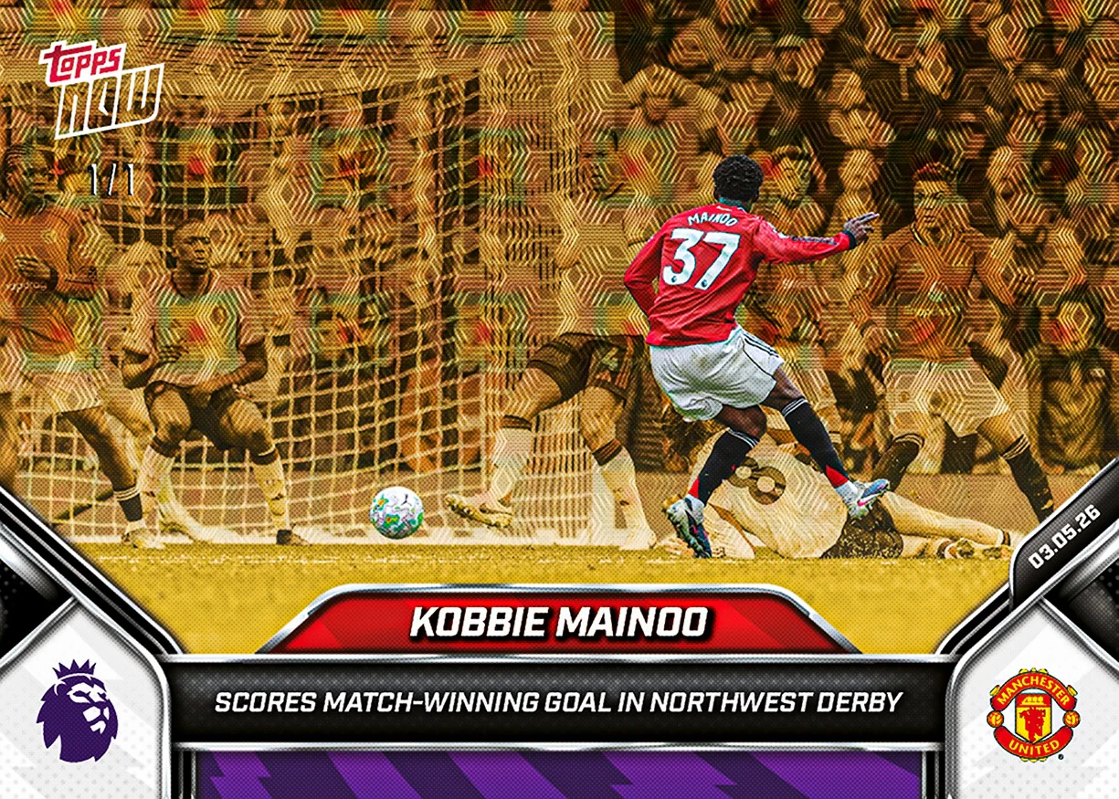 Kobbie Mainoo - 2025-26 Premier League Topps NOW® - Card 186