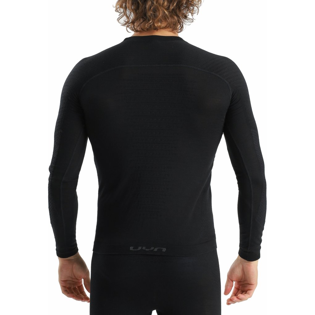 UYN Fusyon Biotech Underwear Longsleeve Shirt Men - Black