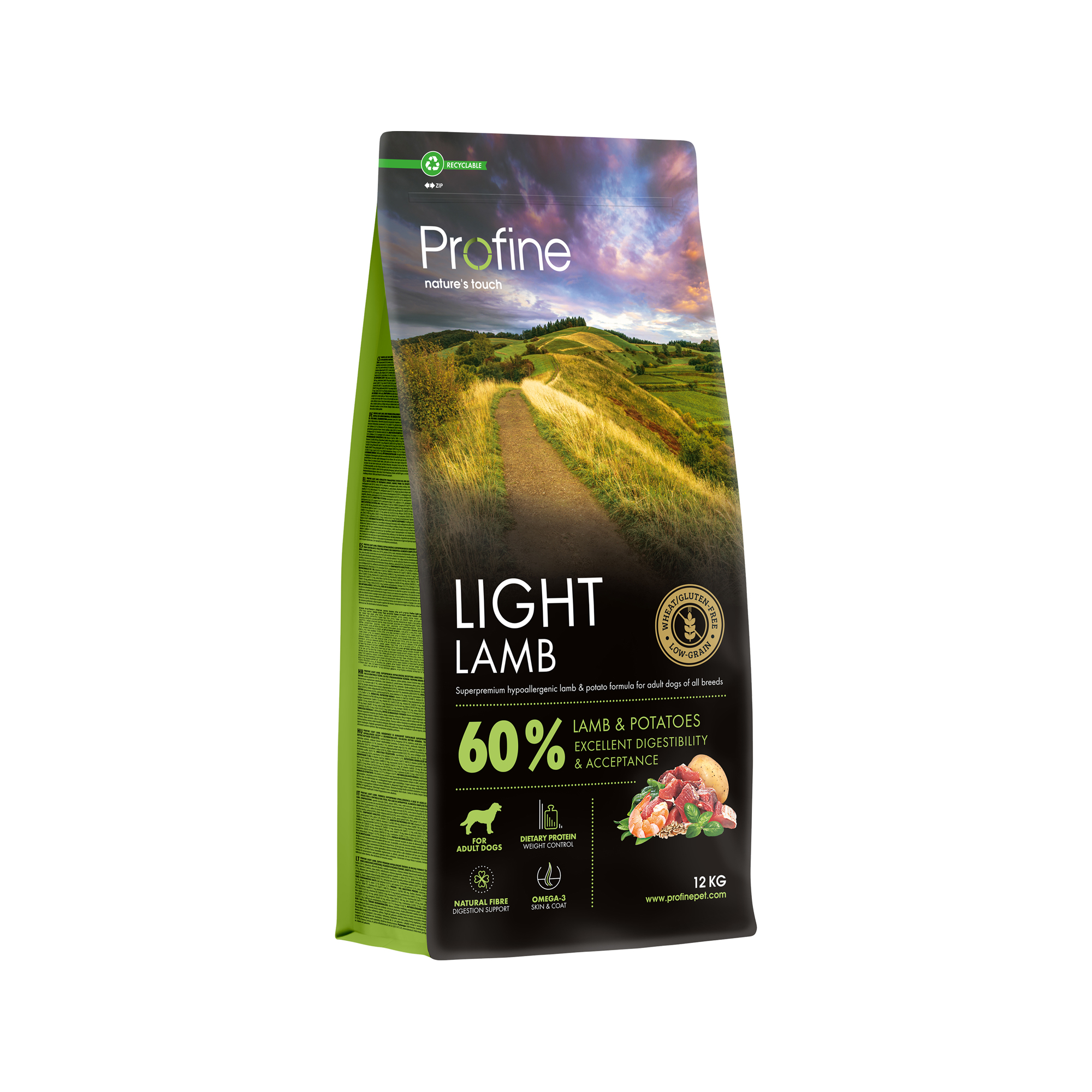 Profine Adult Light Dog Food – Lamb - 12kg