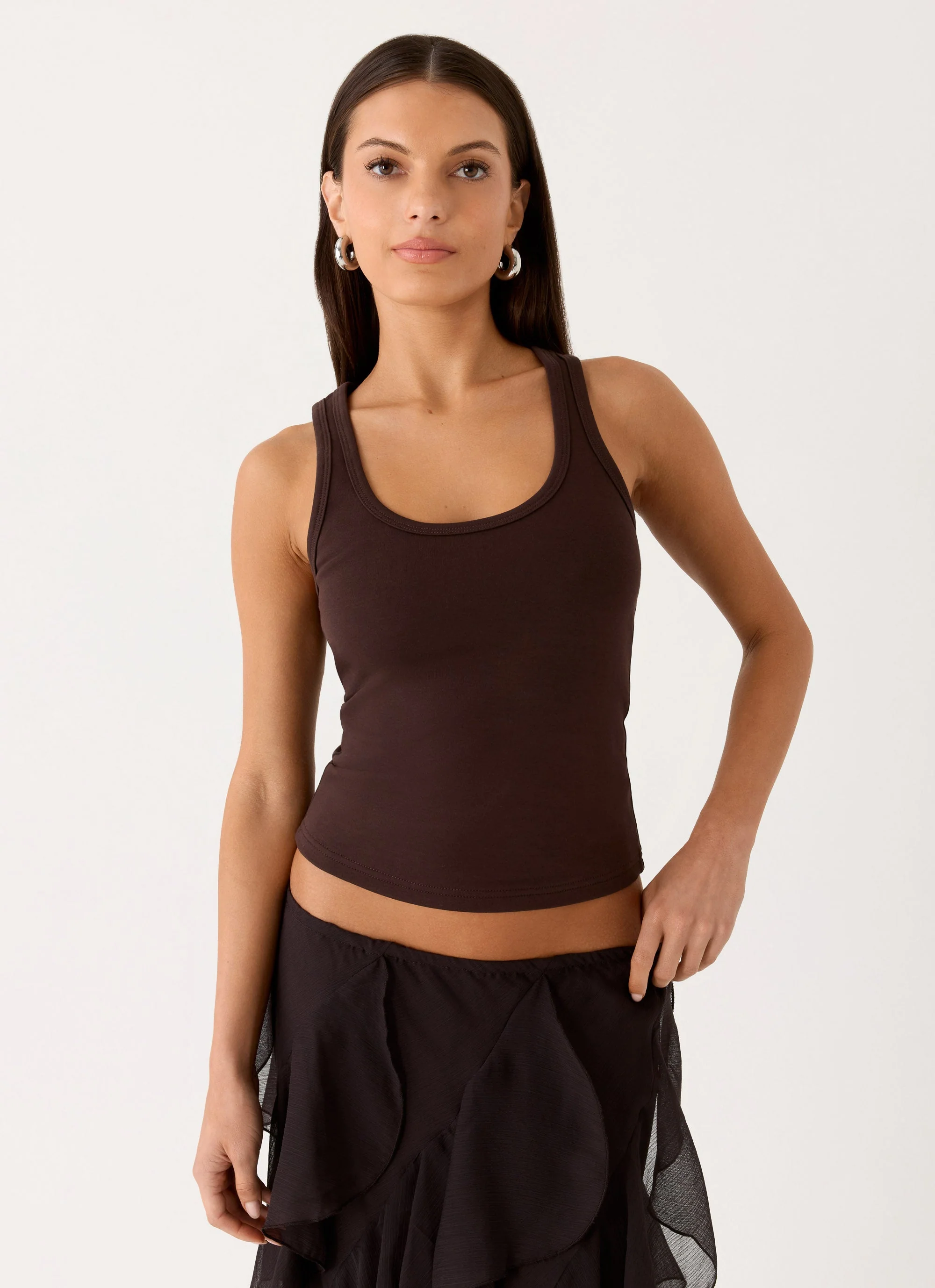 Silka Top - Chocolate