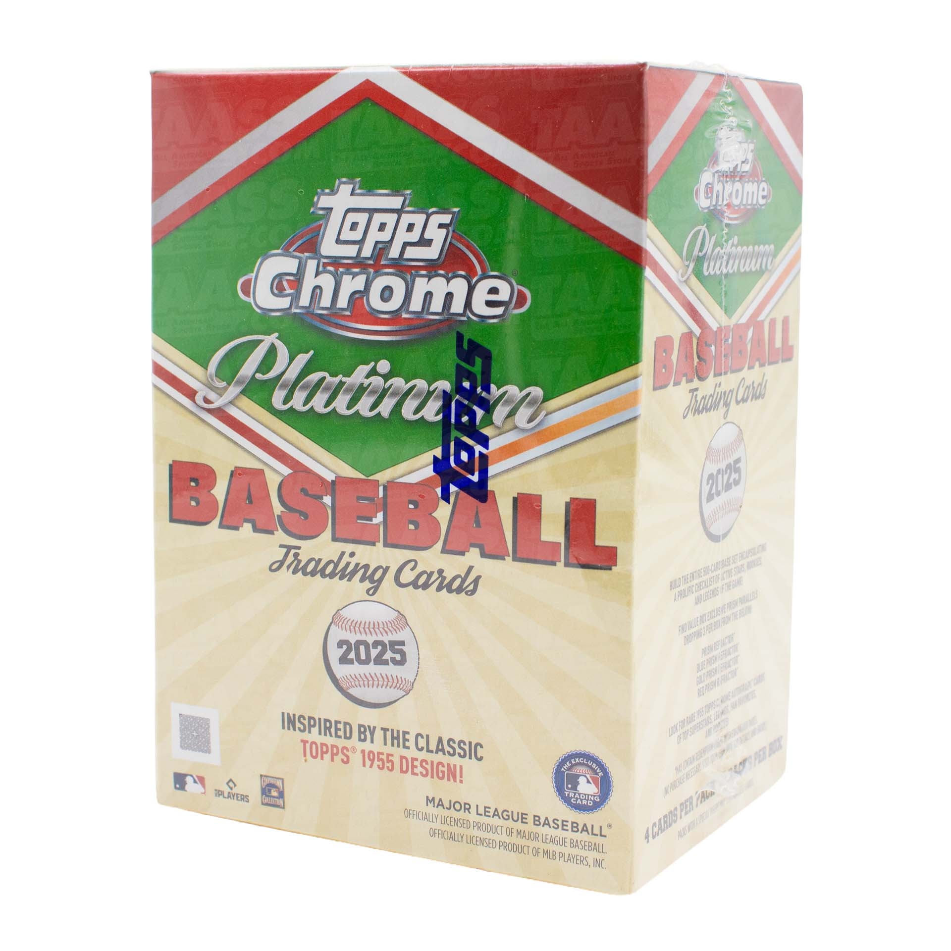 2025 Topps Chrome Platinum '55 Baseball MLB Blaster Box