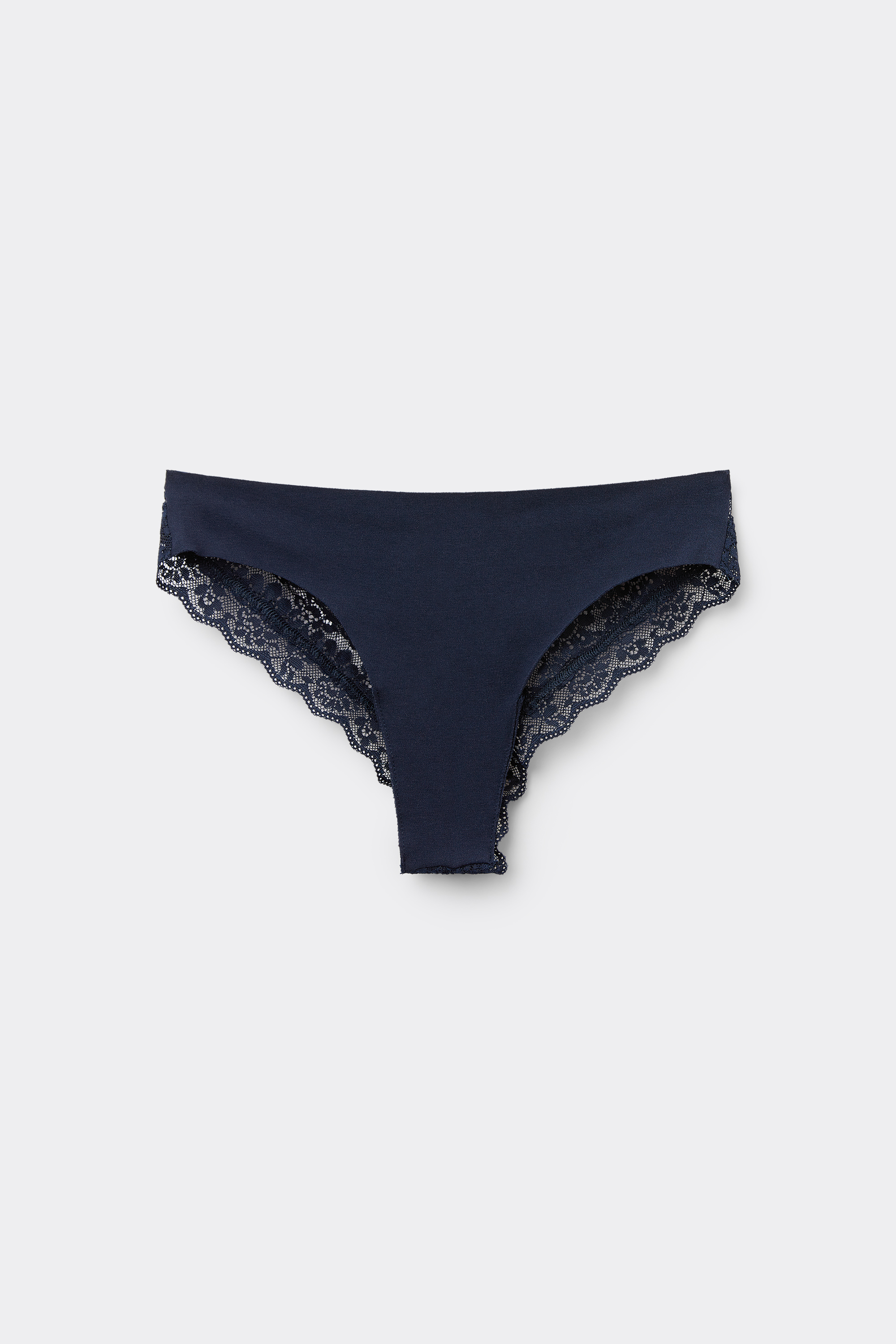 Laser Cut Organic Cotton and Recycled Lace Brazilian Briefs