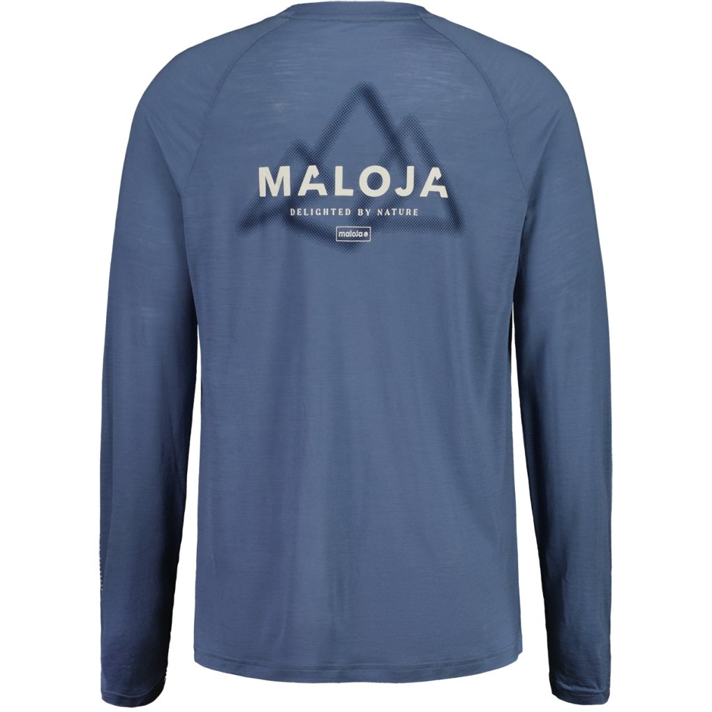 Maloja TraunsteinM. Trail Shirt Men - dusty blue 1225