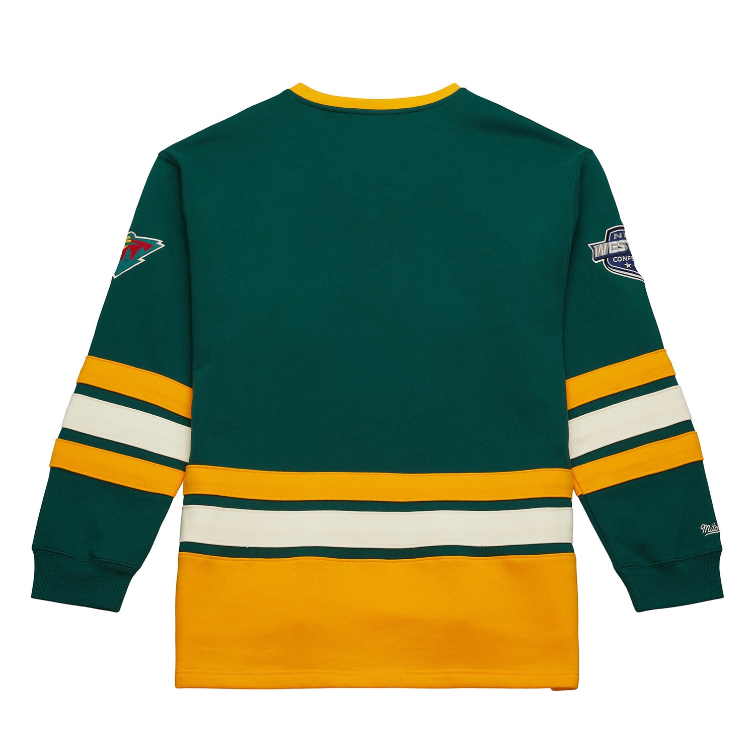 Minnesota Wild Mitchell & Ness Heritage NHL Lace-Up Jersey Crew