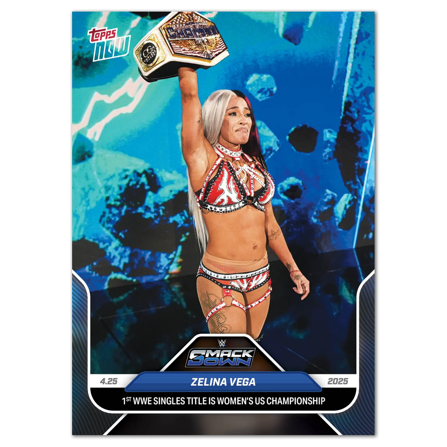 Zelina Vega - 2025 WWE Topps NOW® - Card 49