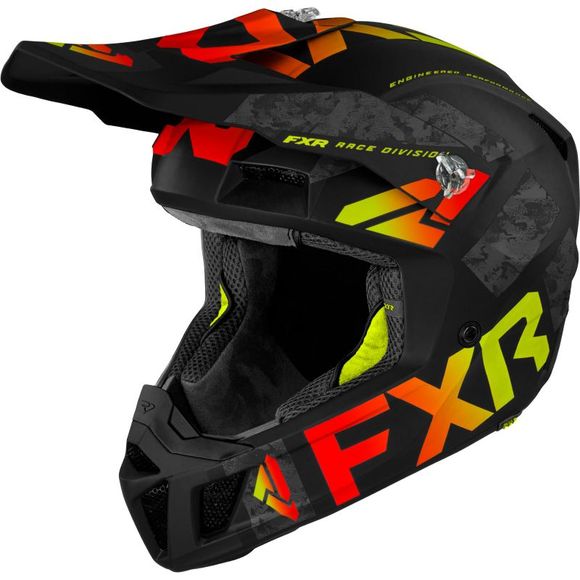 Casque cross FXR CLUTCH EVO LE INFERNO 2022 - NoirRef : FXR0267