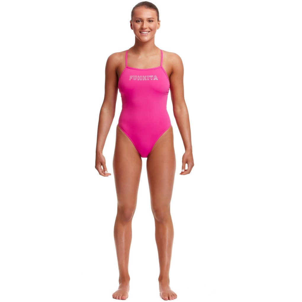 Funkita Tie Me Tight Eco One Piece Swimsuit Women - Candy