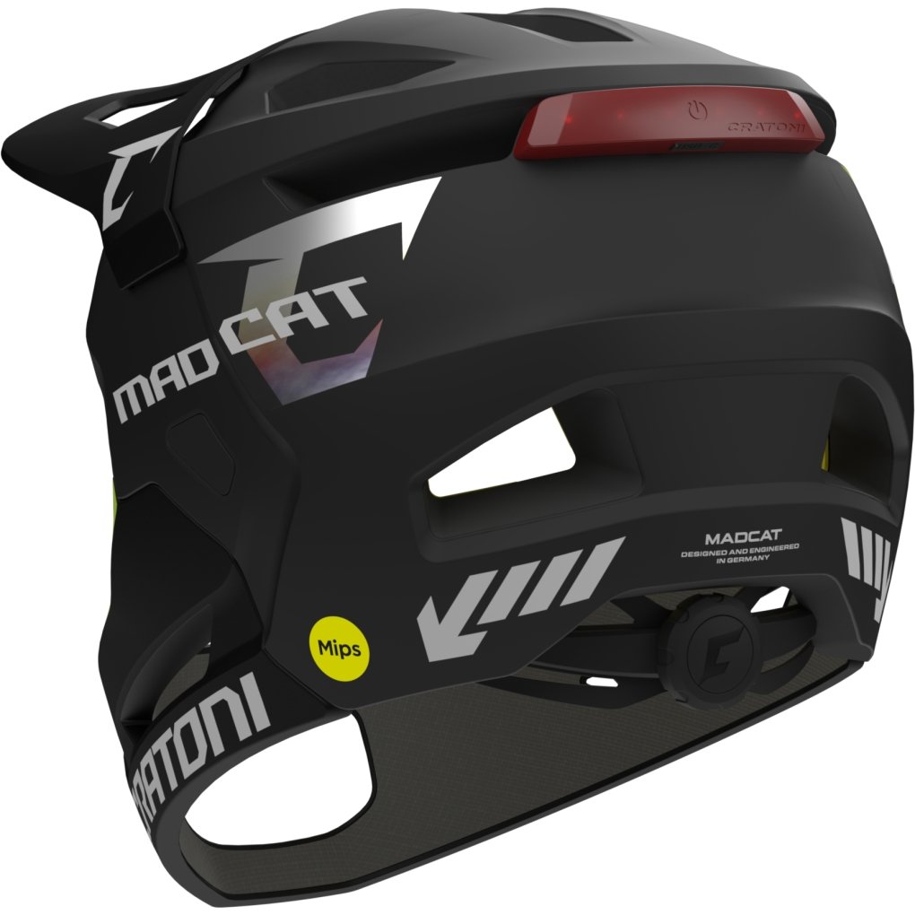 CRATONI MadCat MIPS Bike Helmet Kids - white-black matt
